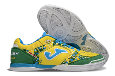 Joma Top Flex IC Football Shoes - Yellow/Green Grass/Blue Sky