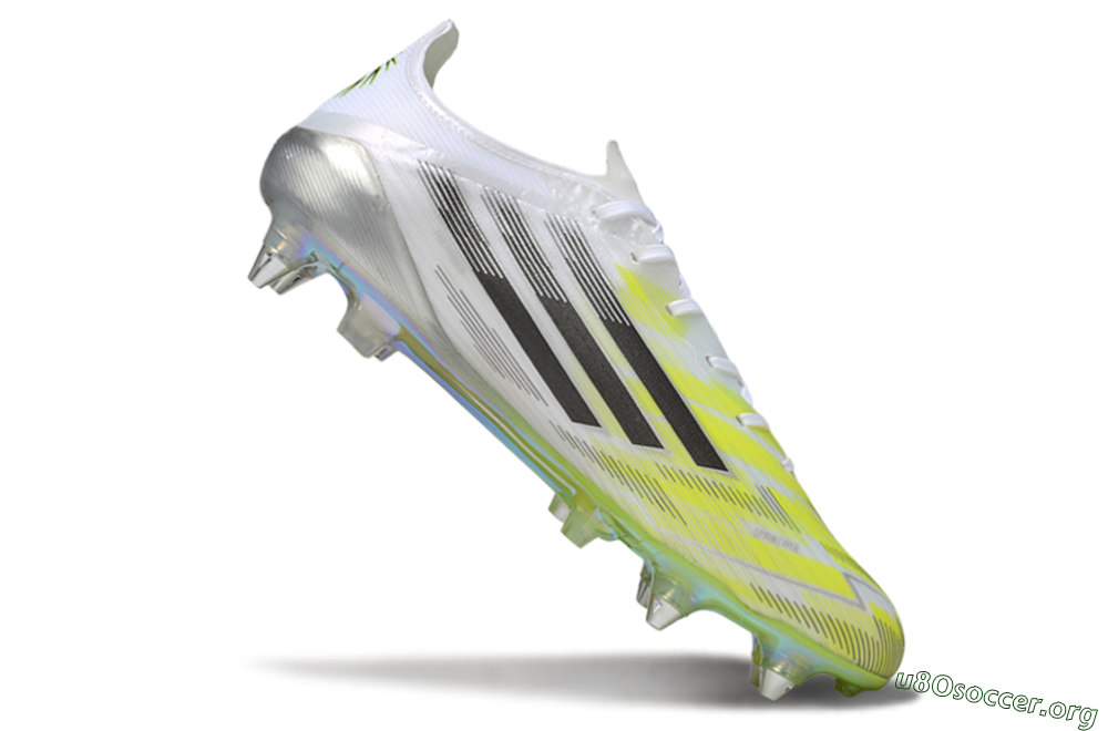 Adidas F50 Elite SG Football Boots - White/Electric Yellow/Metallic Silver 4
