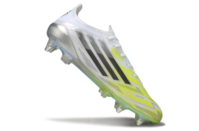 Adidas F50 Elite SG Football Boots - White/Electric Yellow/Metallic Silver