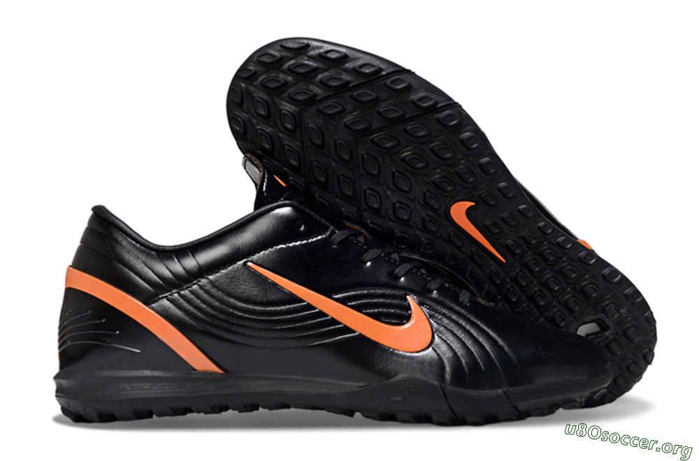 Nike Mercurial Vapor 1 RGN SE TF Football Shoes - Black/Vibrant Orange/Black 2
