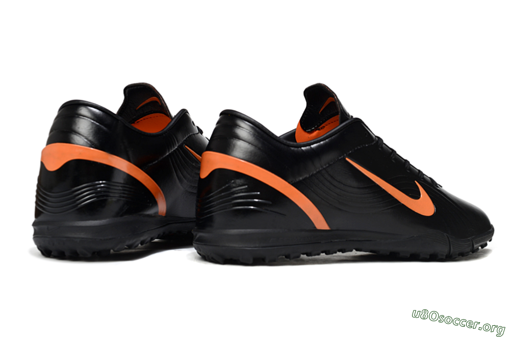 Nike Mercurial Vapor 1 RGN SE TF Football Shoes - Black/Vibrant Orange/Black 6