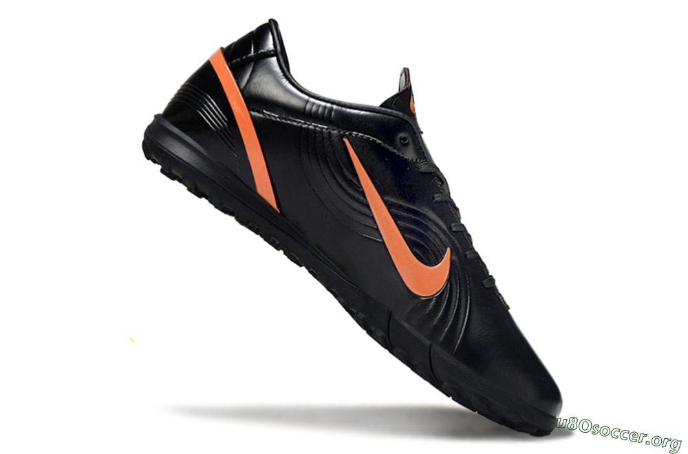 Nike Mercurial Vapor 1 RGN SE TF Football Shoes - Black/Vibrant Orange/Black 4