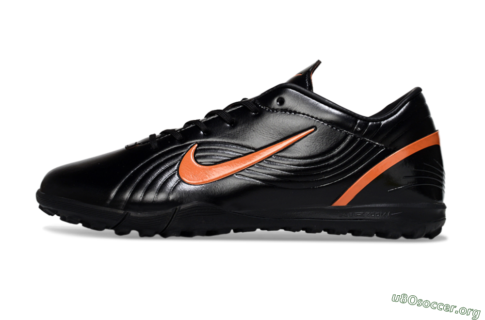 Nike Mercurial Vapor 1 RGN SE TF Football Shoes - Black/Vibrant Orange/Black 3