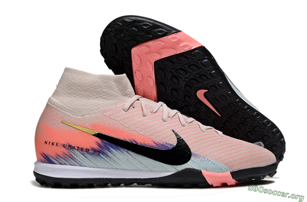 Nike Air Zoom Mercurial Superfly 10 Elite TF Football Shoes - Pink/Coral Dawn/Black Shadow 2