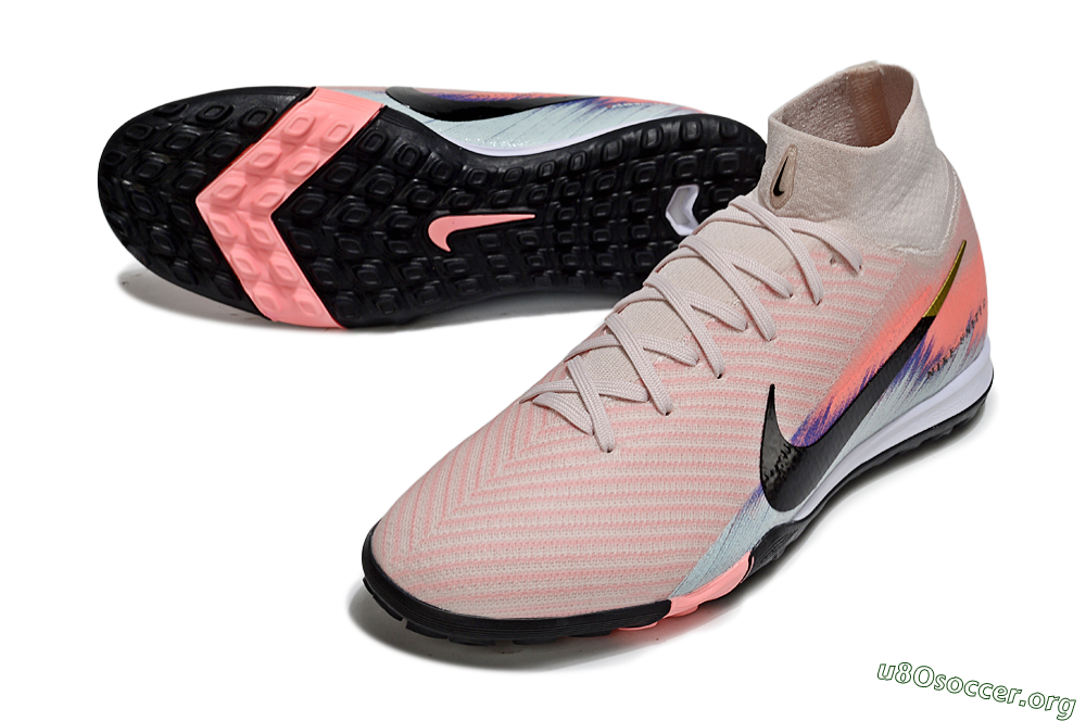 Nike Air Zoom Mercurial Superfly 10 Elite TF Football Shoes - Pink/Coral Dawn/Black Shadow 0