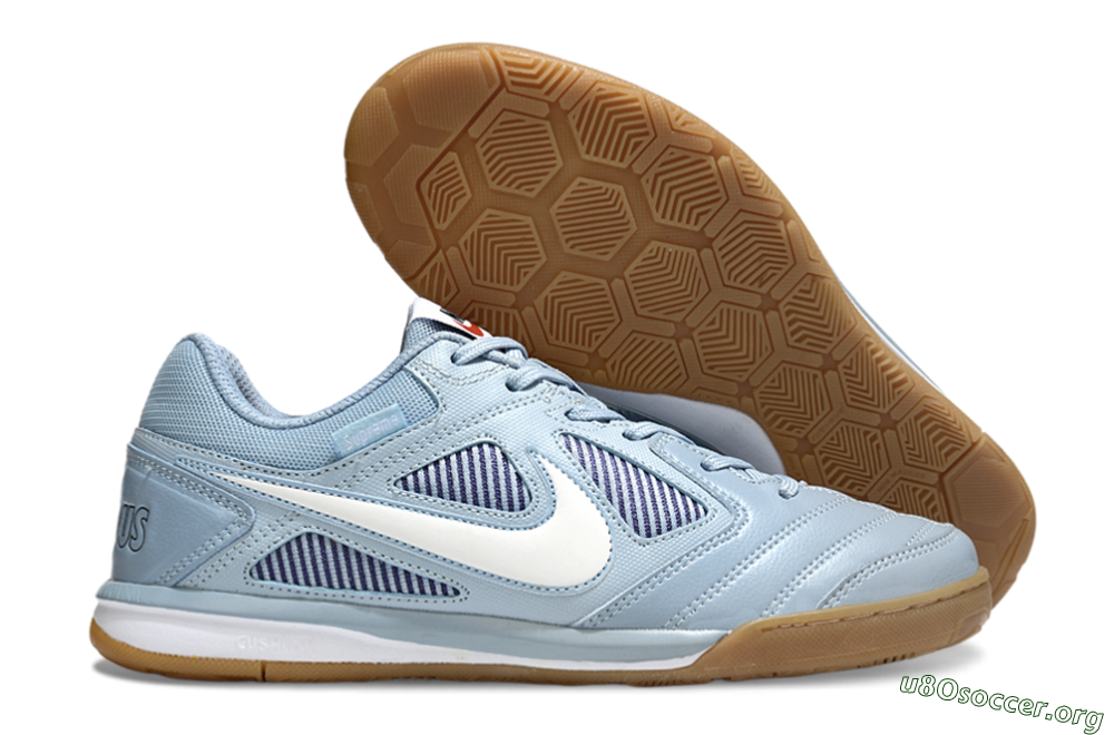 Supreme x Nike SB Gato IC Football Shoes - Blue/Sky Blue/Sand 2