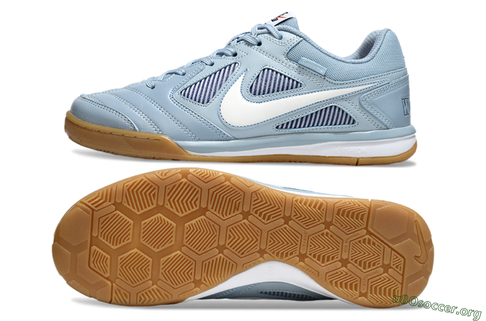 Supreme x Nike SB Gato IC Football Shoes - Blue/Sky Blue/Sand 1