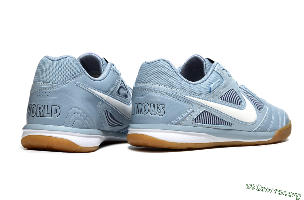 Supreme x Nike SB Gato IC Football Shoes - Blue/Sky Blue/Sand 6