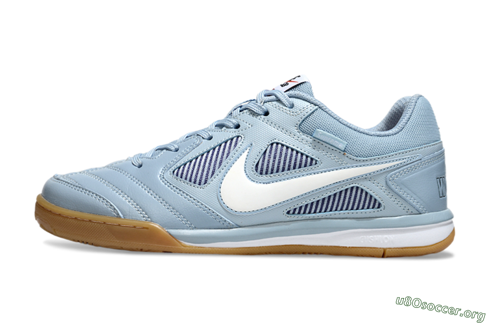 Supreme x Nike SB Gato IC Football Shoes - Blue/Sky Blue/Sand 3