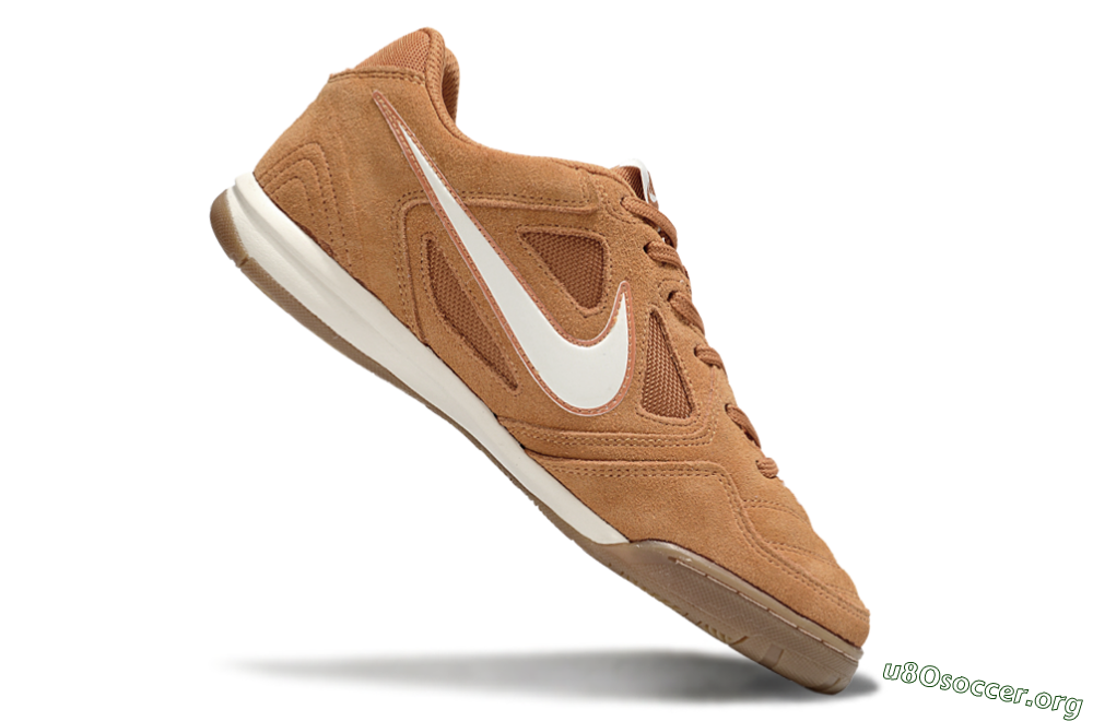 Supreme x Nike SB Gato IC Football Shoes - Tan/Earthy Brown/Soft White 4