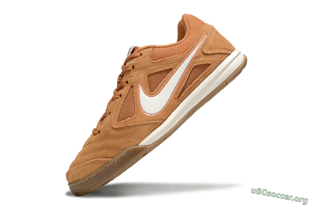 Supreme x Nike SB Gato IC Football Shoes - Tan/Earthy Brown/Soft White 5
