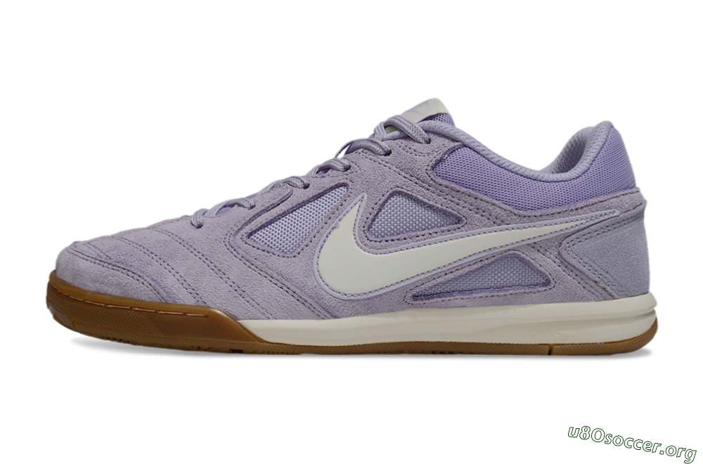 Supreme x Nike SB Gato IC Football Shoes - Purple/Lavender Mist/Soft Taupe 3