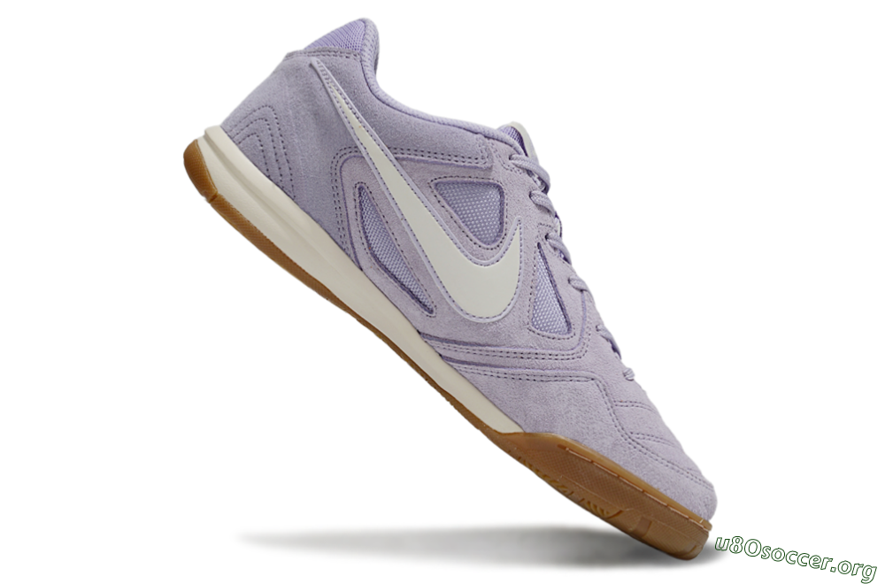 Supreme x Nike SB Gato IC Football Shoes - Purple/Lavender Mist/Soft Taupe 4