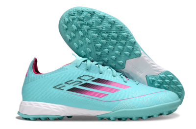 Adidas F50 Pro TF Football Shoes - Aqua/Soft Pink/Light Teal
