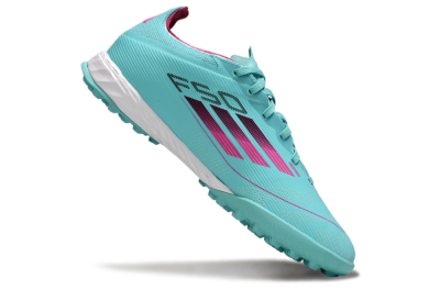 Adidas F50 Pro TF Football Shoes - Aqua/Soft Pink/Light Teal