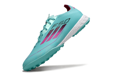 Adidas F50 Pro TF Football Shoes - Aqua/Soft Pink/Light Teal