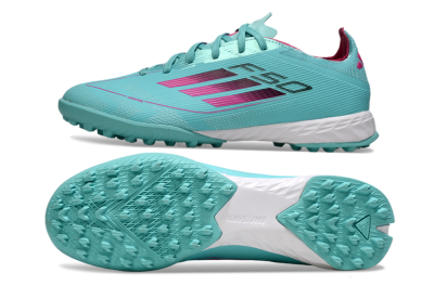 Adidas F50 Pro TF Football Shoes - Aqua/Soft Pink/Light Teal