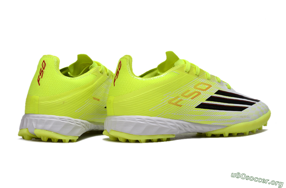 Adidas F50 Pro TF Football Shoes - Yellow/Vibrant Neon/White 6