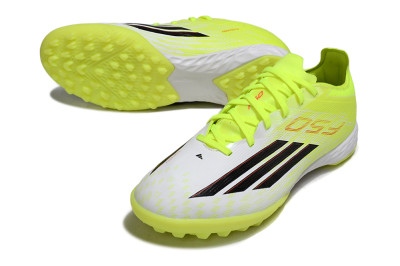 Adidas F50 Pro TF Football Shoes - Yellow/Vibrant Neon/White