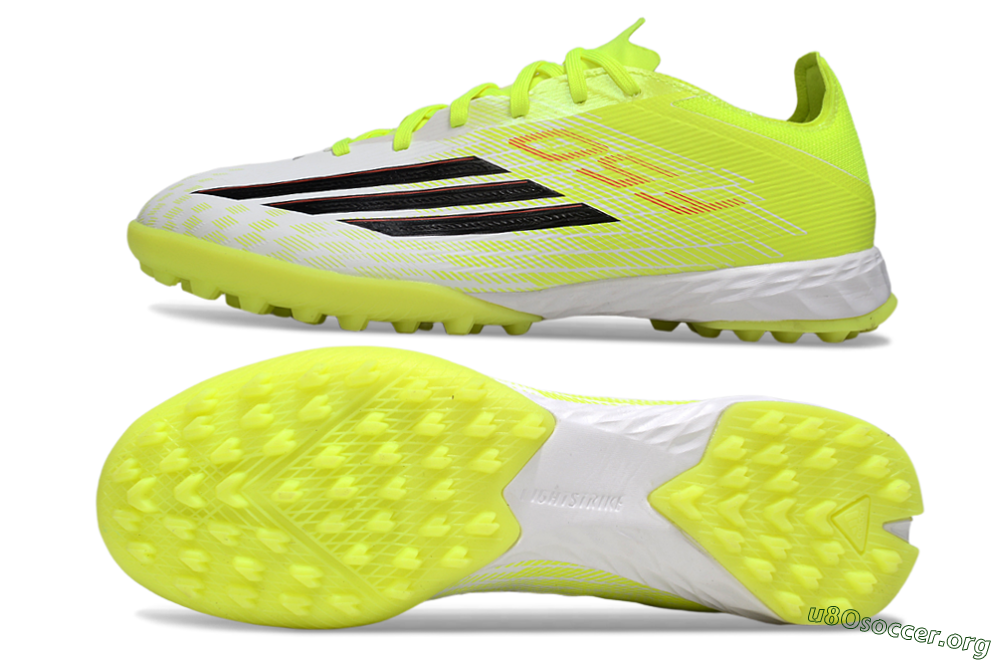 Adidas F50 Pro TF Football Shoes - Yellow/Vibrant Neon/White 1