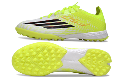 Adidas F50 Pro TF Football Shoes - Yellow/Vibrant Neon/White