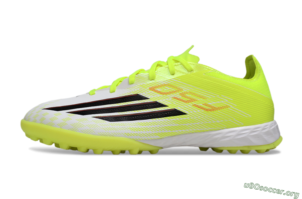 Adidas F50 Pro TF Football Shoes - Yellow/Vibrant Neon/White 3