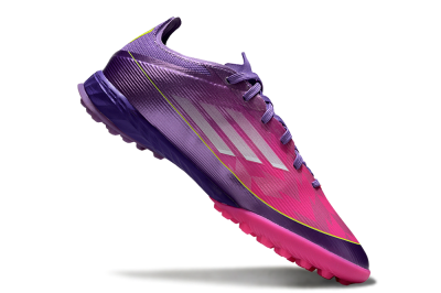 Adidas F50 Pro TF Football Shoes - Purple/Vibrant Pink/Lavender Bliss