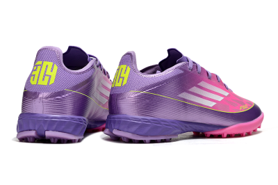 Adidas F50 Pro TF Football Shoes - Purple/Vibrant Pink/Lavender Bliss