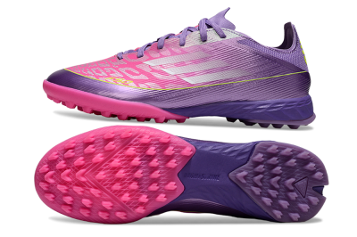 Adidas F50 Pro TF Football Shoes - Purple/Vibrant Pink/Lavender Bliss