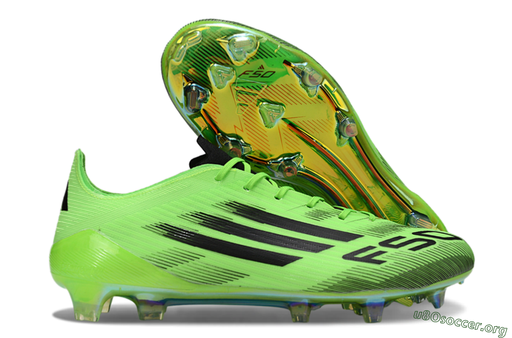 Adidas F50 Elite FG Football Boots - Green/Electric Lime/Neon Green 2