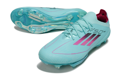 Adidas F50+ Elite Lightstrike Pro FG Football Boots - Aqua/Coral Pink/Cool Teal