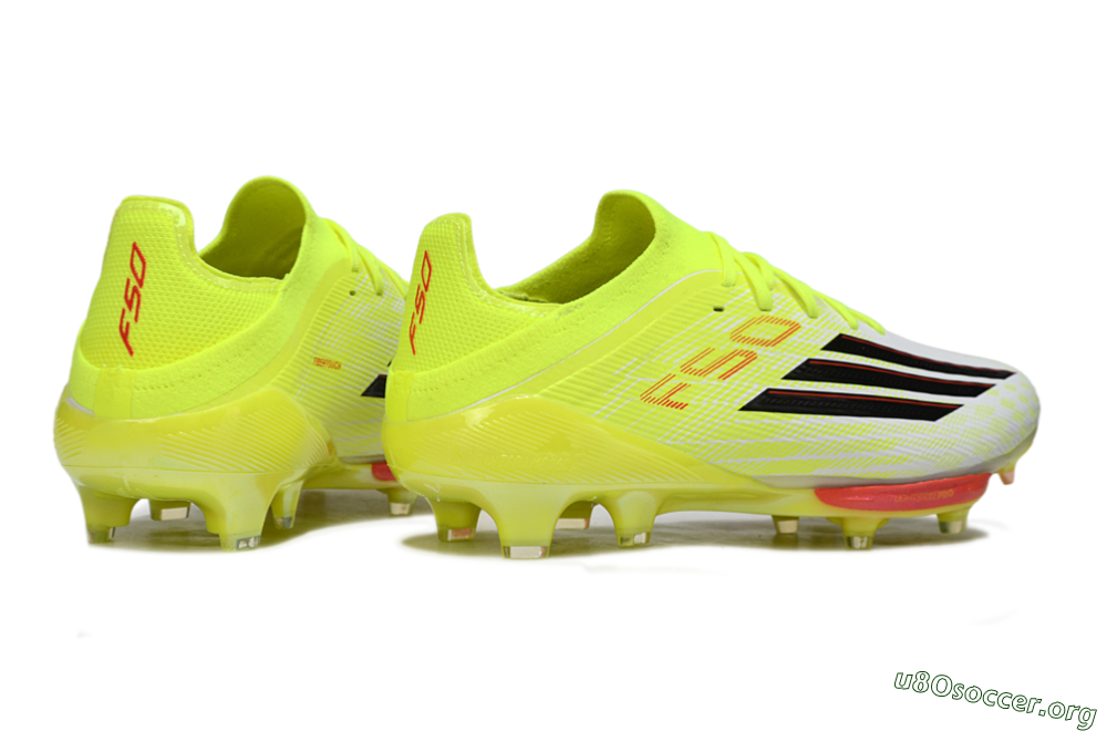 Adidas F50+ Elite Lightstrike Pro FG Football Boots - Yellow/Neon Green/Sleek White 6