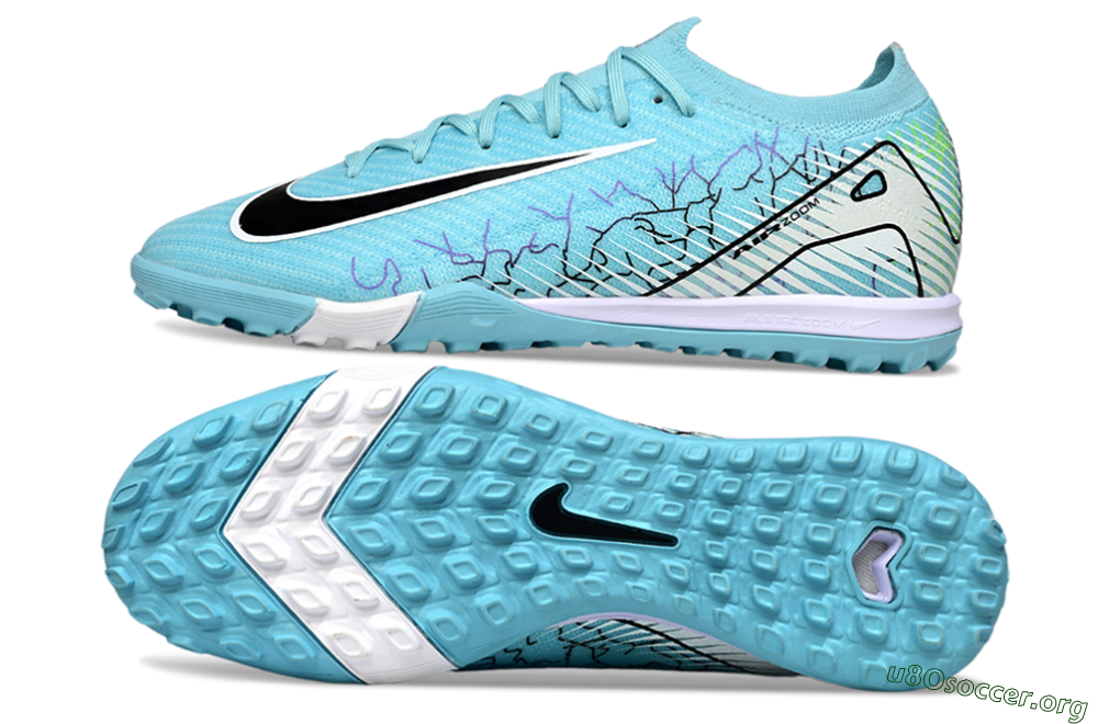 Nike Air Zoom Mercurial Vapor 16 Elite TF Football Shoes - Blue/Aqua Splash/Jet Black 1
