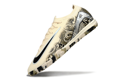 Nike Air Zoom Mercurial Vapor 16 Elite TF Football Shoes - Beige/Sand Dune/Black Wave