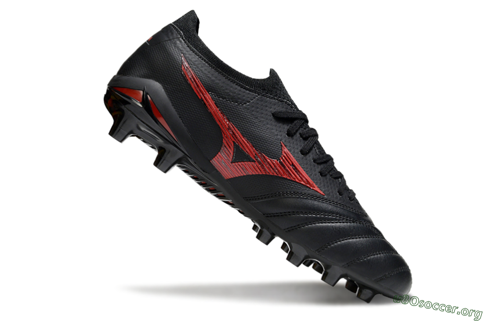 Mizuno Morelia Neo 4 FG Football Boots - Black/Crimson Red/Jet Black 4