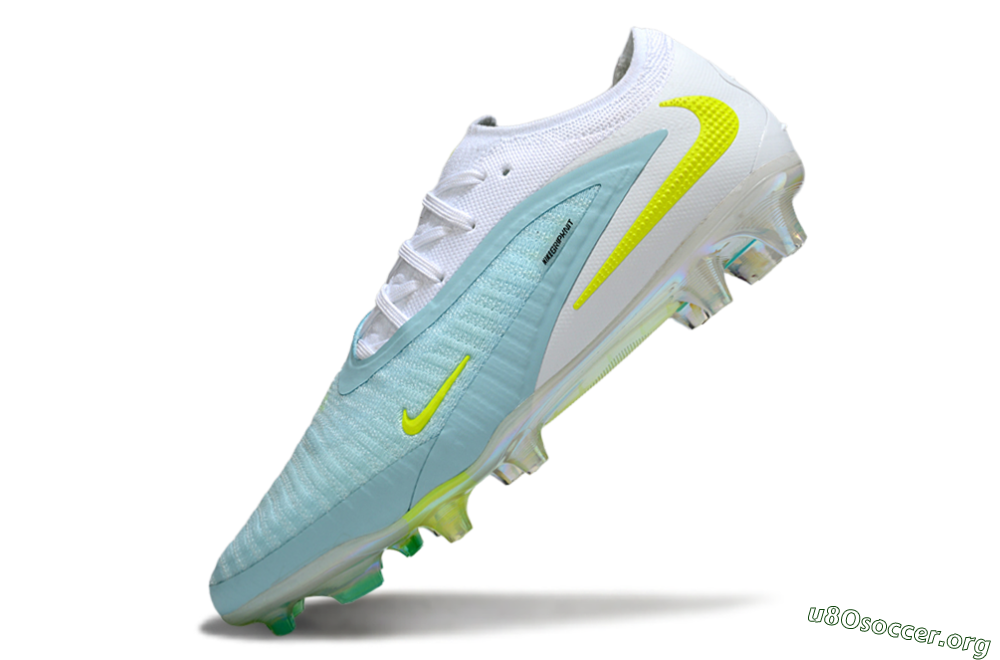 Nike Phantom 6 Low Elite FG Football Boots - Blue/Light Blue/Electric Yellow 5