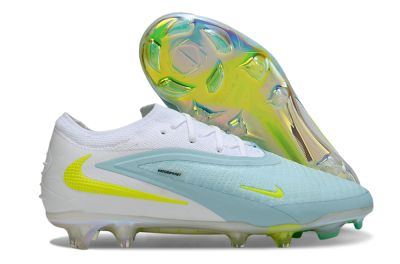 Nike Phantom 6 Low Elite FG Football Boots - Blue/Light Blue/Electric Yellow
