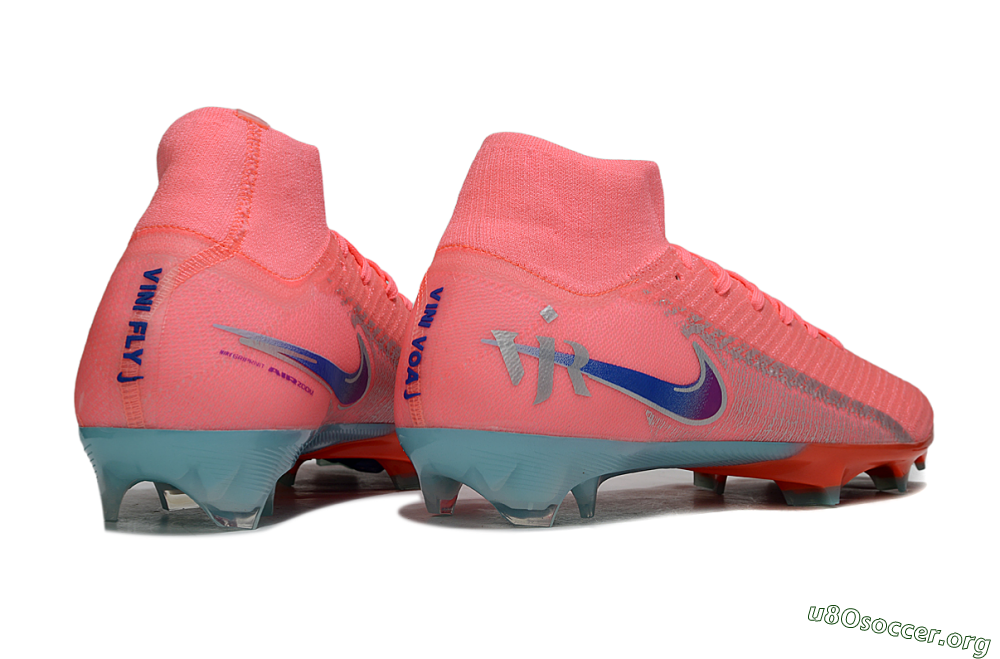 Nike Air Zoom Mercurial Superfly 10 Elite FG Football Boots - Pink/Coral Splash/Turquoise Breeze 6