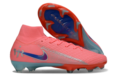 Nike Air Zoom Mercurial Superfly 10 Elite FG Football Boots - Pink/Coral Splash/Turquoise Breeze