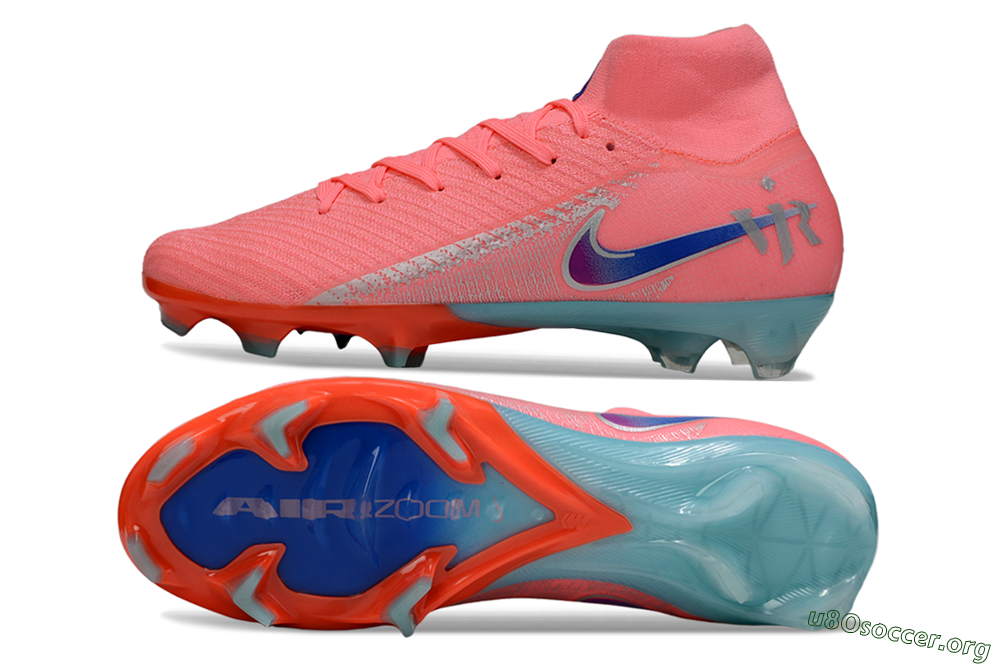 Nike Air Zoom Mercurial Superfly 10 Elite FG Football Boots - Pink/Coral Splash/Turquoise Breeze 1