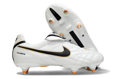 Nike Tiempo Legend 10 Elite SG Football Boots - White/Black/Orange