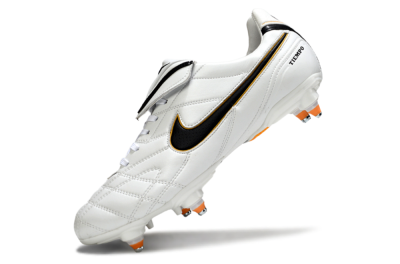 Nike Tiempo Legend 10 Elite SG Football Boots - White/Black/Orange