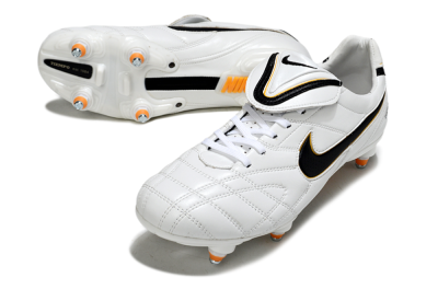 Nike Tiempo Legend 10 Elite SG Football Boots - White/Black/Orange