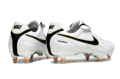 Nike Tiempo Legend 10 Elite SG Football Boots - White/Black/Orange
