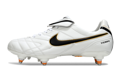Nike Tiempo Legend 10 Elite SG Football Boots - White/Black/Orange