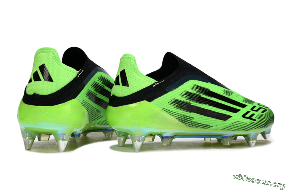 Adidas F50 Elite Laceless SG Football Boots - Green/Lime Burst/Neon Glow 6