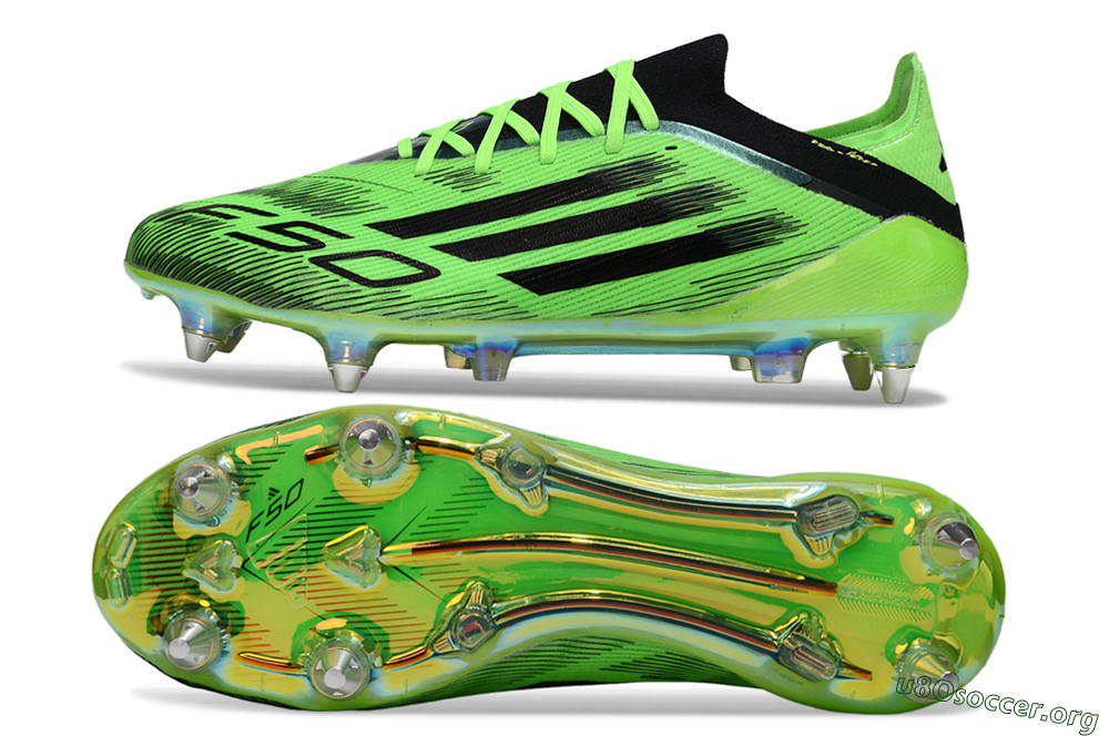 Adidas F50 Elite SG Football Boots - Green/Vibrant Green/Electric Green 1