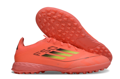Adidas F50 Pro TF Football Shoes - Pink/Neon Yellow/Black