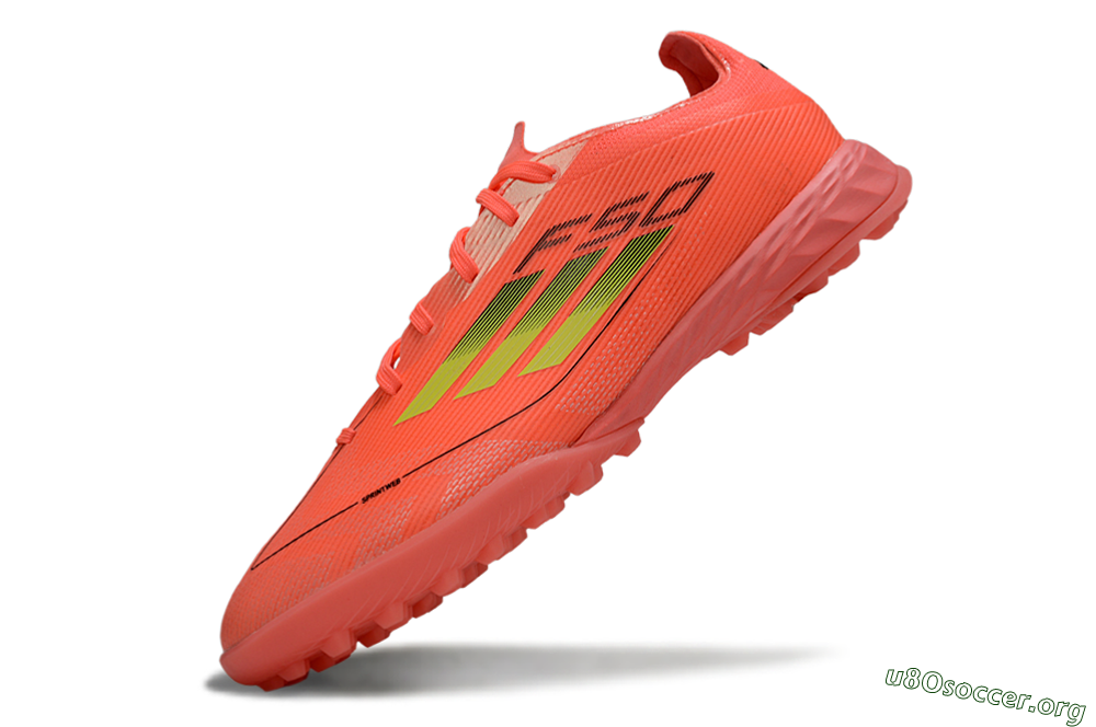 Adidas F50 Pro TF Football Shoes - Pink/Neon Yellow/Black 5