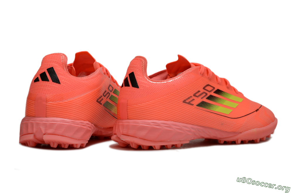Adidas F50 Pro TF Football Shoes - Pink/Neon Yellow/Black 6